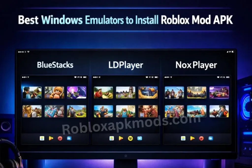 Best Windows Emulators to Install Roblox Mod APK