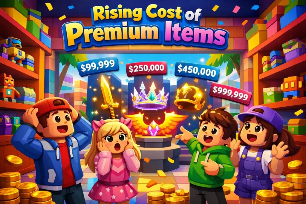 Rising Cost of Premium Items Roblox Mod APK