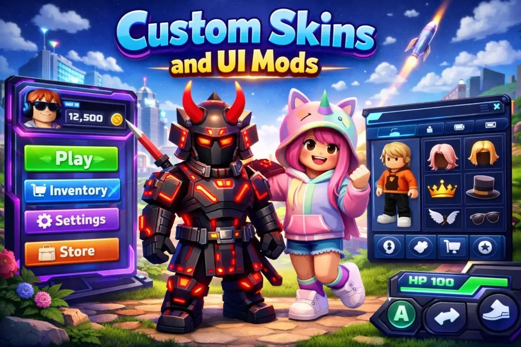 Custom Skins and UI Mods Roblox Mod APK