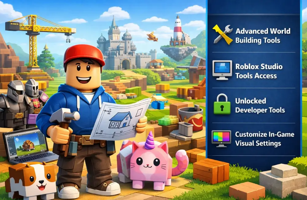 roblox mod apk feature Creative and Developer Features